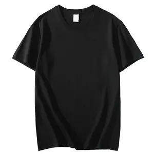 Solid color, loose fit summer T-shirt, 100% cotton, unisex crew neck top, can be worn as an undershirt..