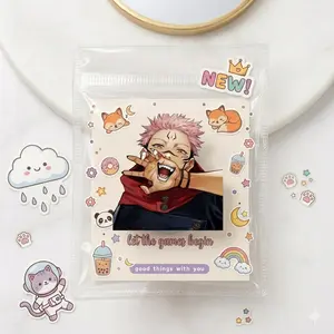 Anime Demon Phone Grip Holder, Pink Hair Villain Phone Stand, Dark Manga Inspired Phone Accessory for Anime Fans