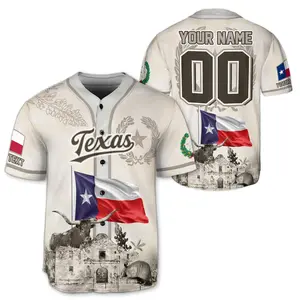 Personalized Texas Baseball Jersey  Custom Name Number Texas Baseball Jersey  Texas Jersey Men  Texas Jersey Baseball  Baseball Team Jersey
