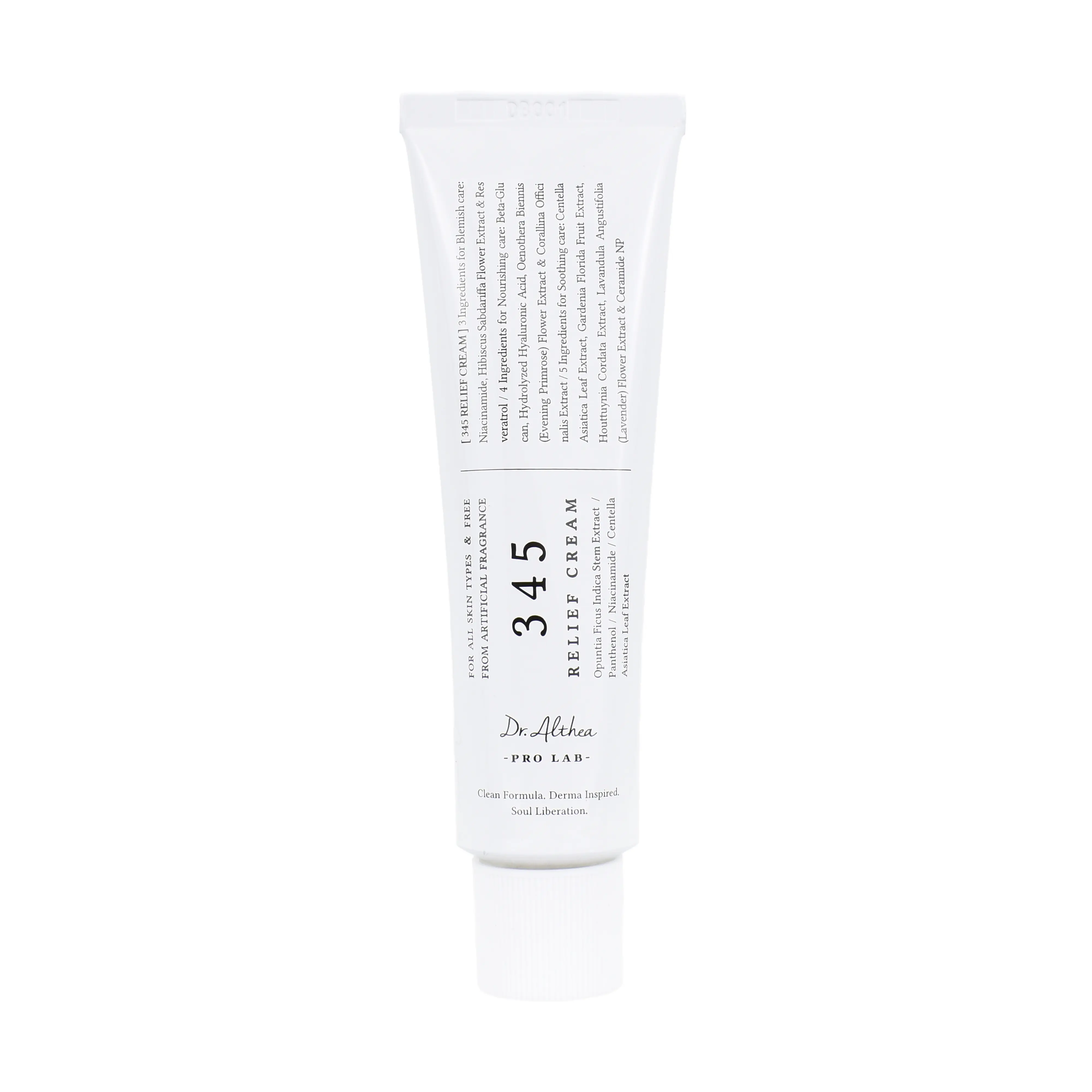 Dr. Althea 345 Relief Cream (50ml), Post Acne Cream Moisturizer Skincare