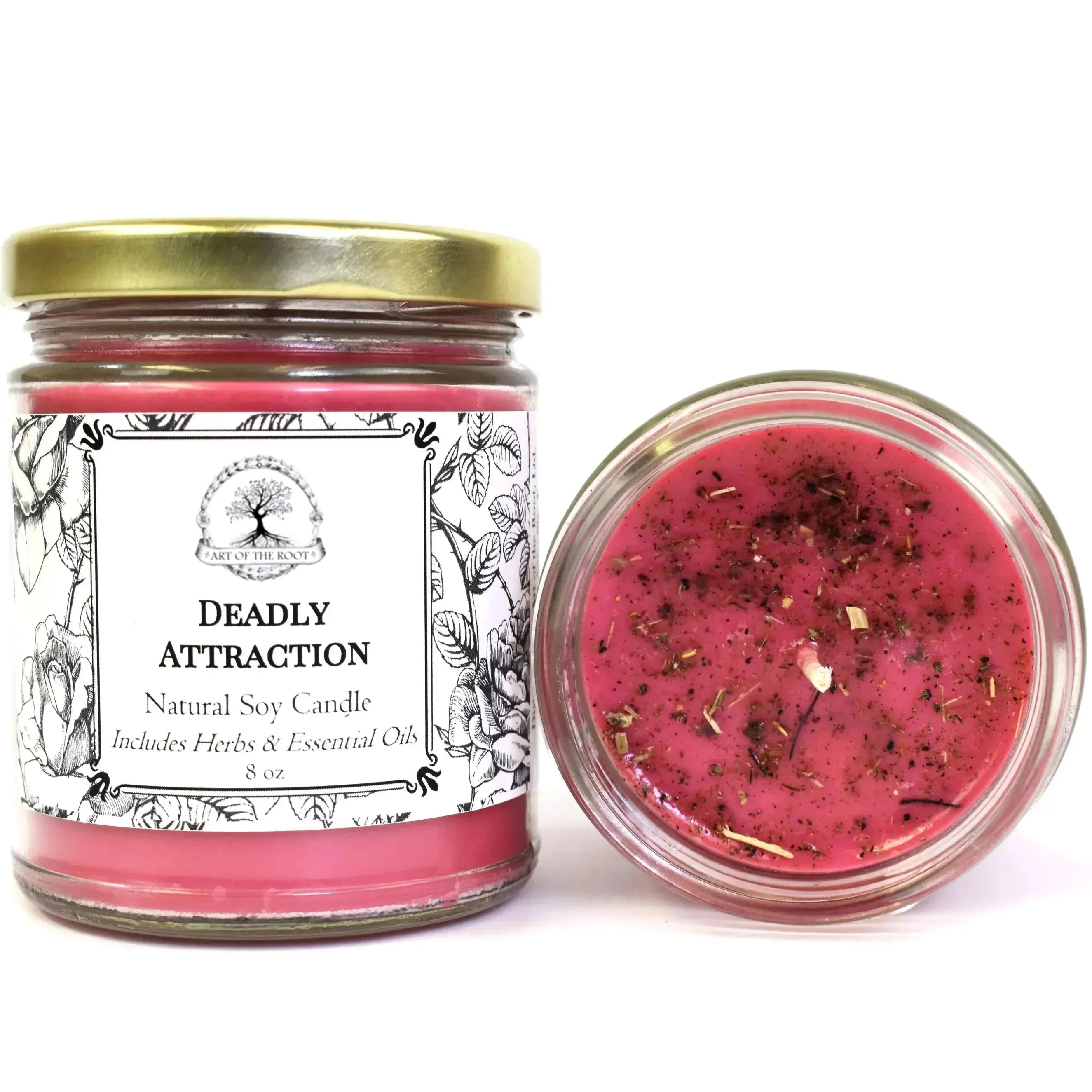 Deadly Attraction Soy Spell Candle for Love, Passion & Seduction