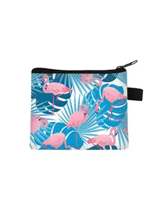 Women's Fashion Wallet with Flamingo Print, Portable Coin Purse for Daily Use, Perfect Gift for Friends, Casual Style, All Seasons