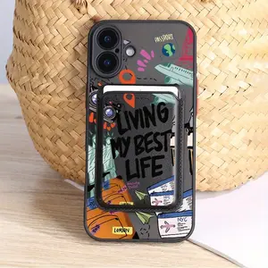 Magnetic Skin Feel Card Holder Protective Phone Case for iPhone, Durable Protection, Magnetic Card Storage, Ideal Gift for Men and Women, Accessories