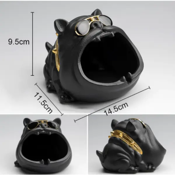 Cartoon Dog Ashtray, Funny Gift Idea