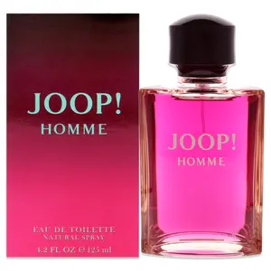 Joop Homme Eau de Toilette 4.2 oz Woody Aromatic Floral Fragrance for Men Natural Spray Lovers Bundle