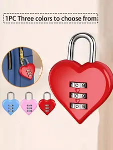 Heart Shape Password Lock, Wedding Love Lock, Backpack Password Lock, Luggage Password Lock, Resettable Password Lock, Valentine's Day Gift
