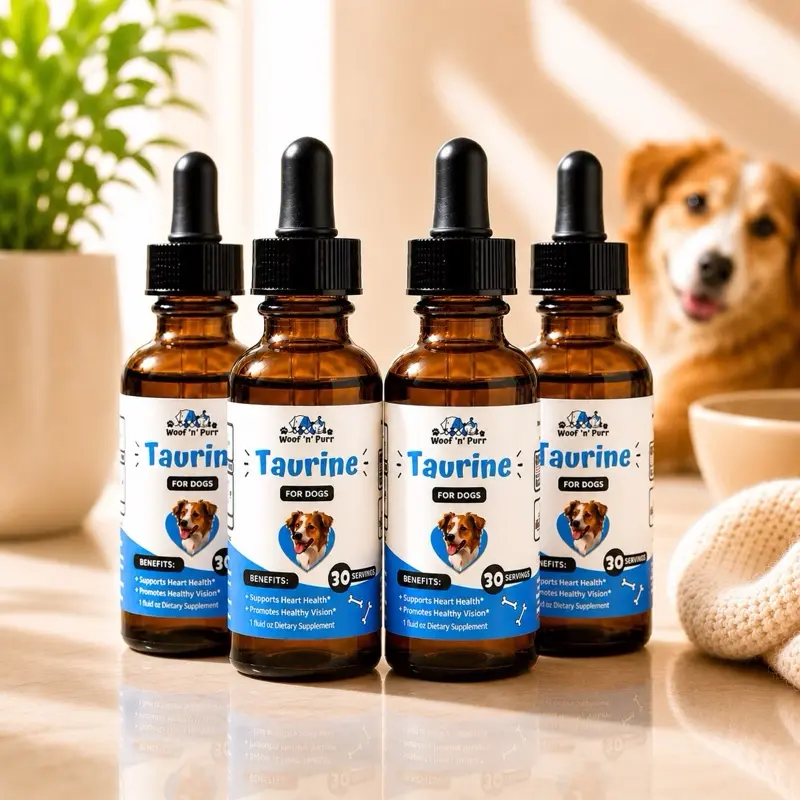 Taurine for Dogs – Heart & Vision Support Supplement | 30–120 Servings | Woof 'n' Purr