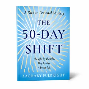 The 50-Day Shift is a practical guide to lasting personal change. In fifty short, powerful chapters, Zachary Fulbright offers thoughtful reflections to help you think differently, feel better, and move toward the life you want—one small shift at a time.