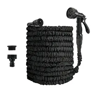 LUSQI 200FT Expandable Hose High Pressure Multifunctional Water Hose For Car Cleaning Home Garden Irrigation Spray Gun