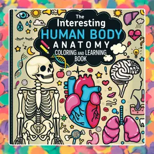 The Interesting Human Body Anatomy Coloring and Learning Book