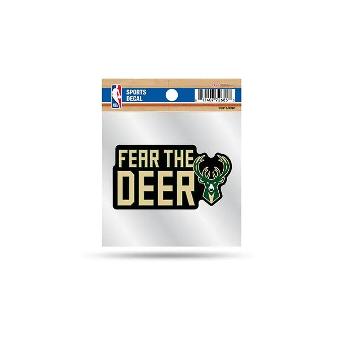 Rico Fear The Deer Milwaukee Bucks Decal