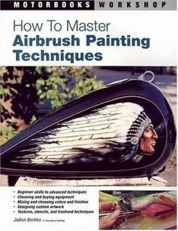 USED Book - How to Master Airbrush Painting Techniques by Bortles, Joann (Paperback) - english