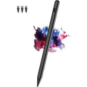 Stylus Pen for Android/ A9/A9+, POM Tip Phone Pencil with , Rechargeable Fine Point Tablet Pencil for /Android////// - Black