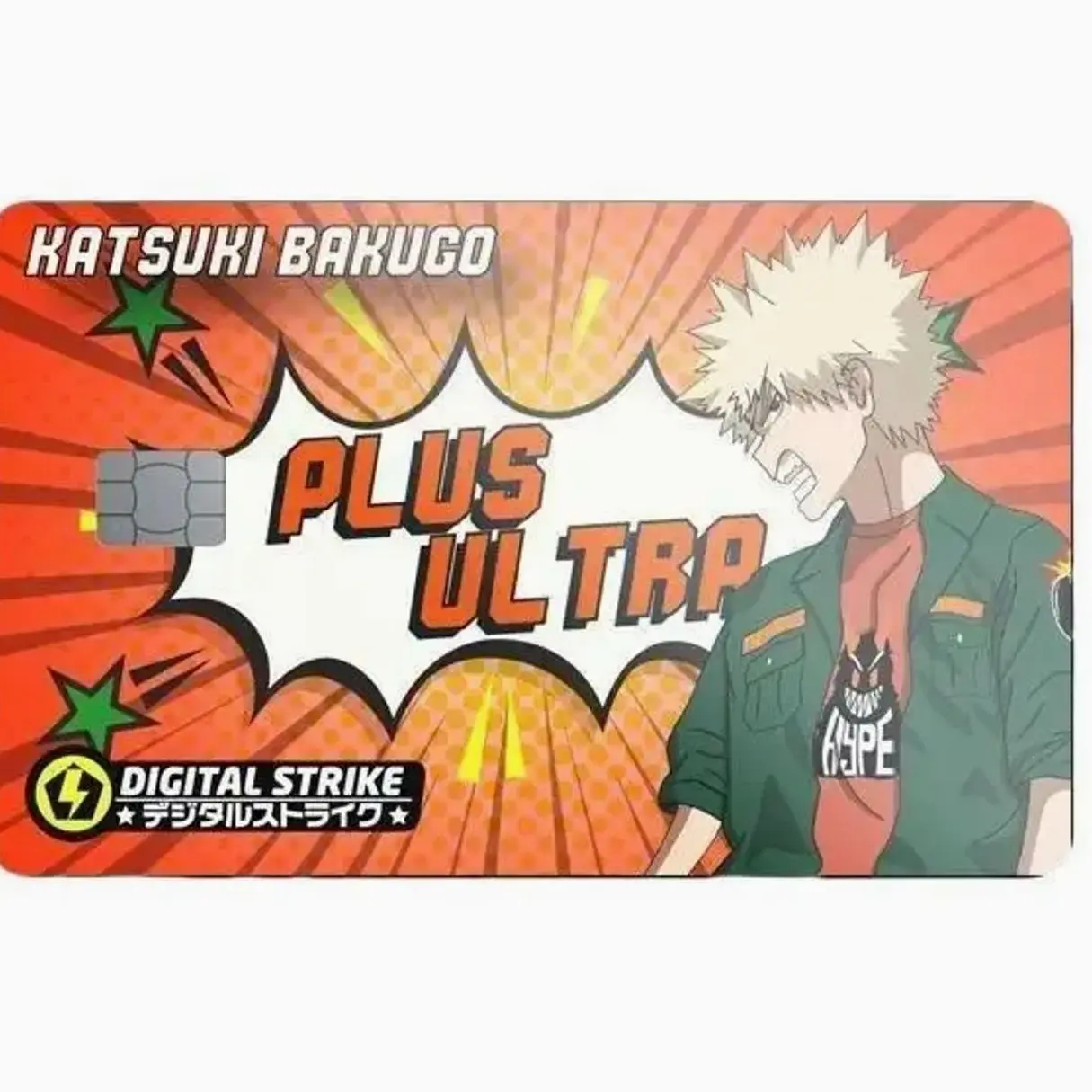 My Hero Academia Bakugo Credit Card Skin