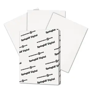 Springhill 015101 Digital Index White Card Stock 90 lbs. 8.5 x 11 250 Sheets-Pack