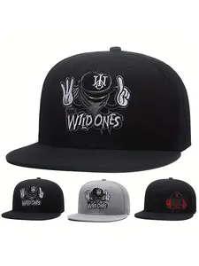 Unisex Wild Ones Ninja Baseball Cap, Adjustable Sun Protection Casual Hat, Spring & Fall Outdoor Travel Beach Vacation