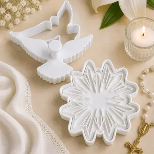 Holy Spirit Cookie Cutter Set – Baptism, First Communion, Confirmation – Religious Cookie Cutter, Fondant Embosser, 3D Printed