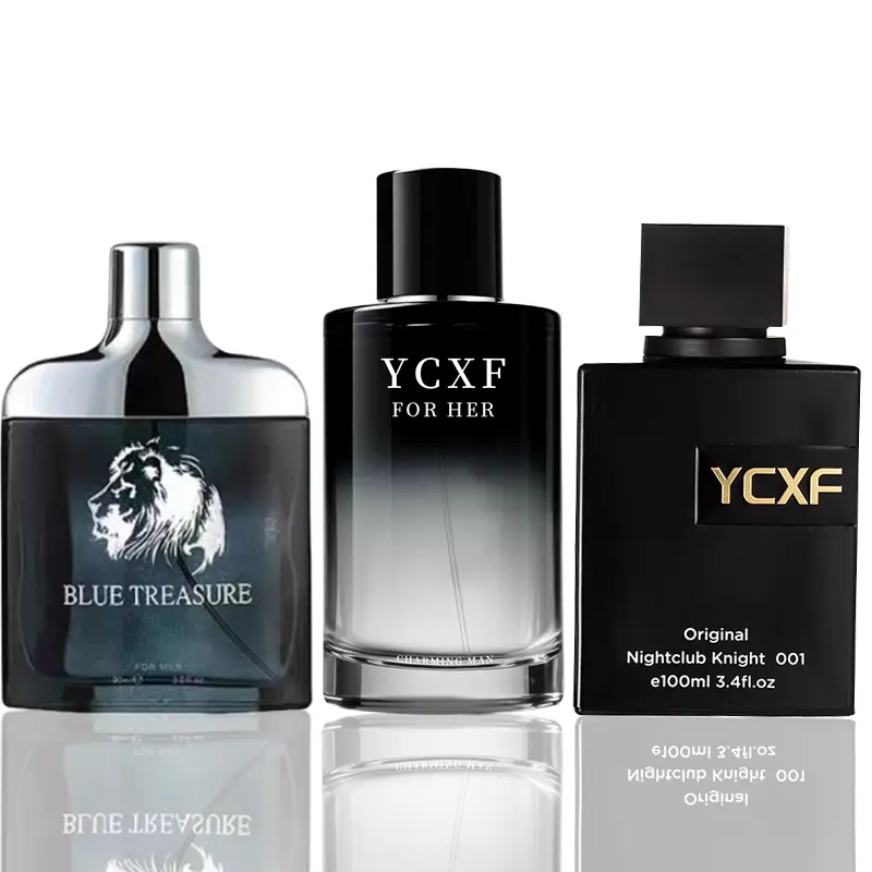 Men's 3-Pack Cologne Perfume Gift Set - Mini Perfume Box Set with Charming, Easy-to-Carry Lovely Liquid Masculine Scents for Gatherings, Mini Perfume Box Set Men's Fragrance