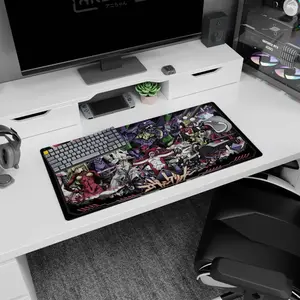 [SALE UP TO 30%]Evangelion - Anime Desk Mat - Destiny's Reckoning, Mouse Pad for Anime Fan, Gaming Desk Accessories, Large Computer Pad, Desk Decor