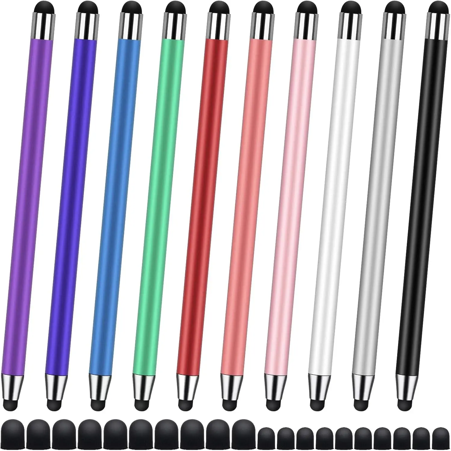 Halloween Fall Gift (10 PCS),Stylus Pen for Touchscreen.2-in-1 Universal Stylus | High Sensitivity,RubberTips,Compatible with iPad,iPhone,Samsung Galaxy,Switch,Tablets,and Android Tablets Devices