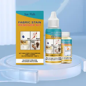 Jue Fish Fabric Stain Removal Set, Gentle Daily Formula for Clothing Care, Clean Clothes Free From Oil Spots, Essential Laundry Tool