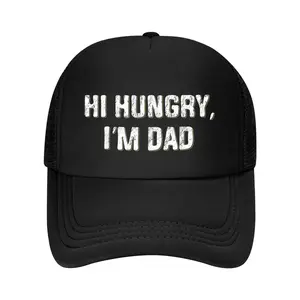 Hi Hungry, I'm Dad Funny Father's Day Dad Joke Print Baseball Cap