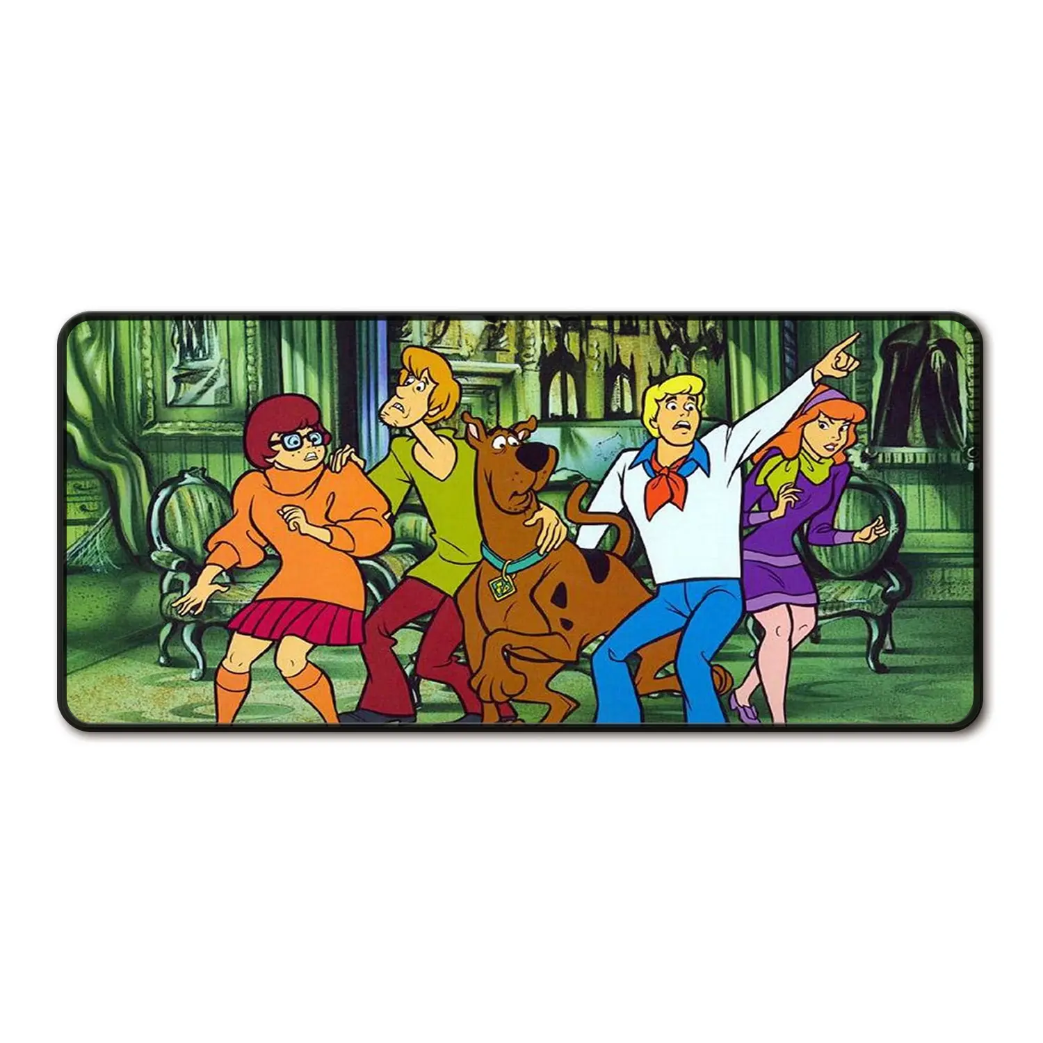 Extra Large Nostalgic Cartoon Mousepad - Anti-Slip Rubber Base for Gaming Desk. Large Size Gamer Pad Mousepad Gamer