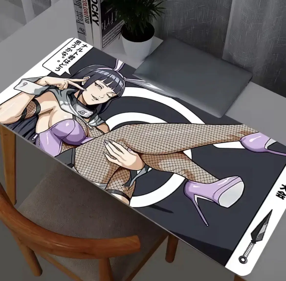 Naruto Anime Hinata Hyuga Large Gamer Keyboard Desk Mat Mouse