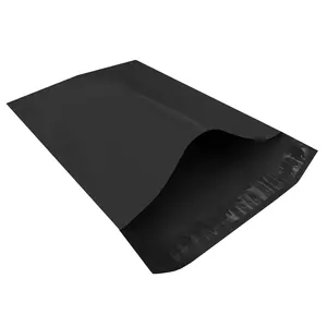 UOFFICE Black Poly Mailer Envelopes 9" x 12" Pack of 500 Self-Sealing Tear Strip Waterproof Protection for Non-Fragile Items