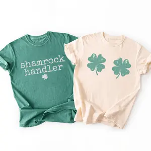 Funny Couple St. Patricks Day Matching Shirt, Saint Paddy’s Day Bar Crawl Tshirt, Lucky Clover Tee, Funny Irish Drinking T-Shirt