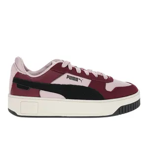 PUMA Womens Carina Street Suede Platform Sneakers Shoes Casual - Pink