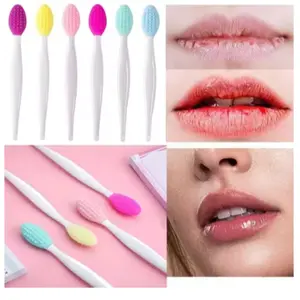 Silicone Nose Lip Cleaning Brush, Soft Bristles, Pore Cleansing Tool, Removes Blackheads, Deep Clean Exfoliation, Reusable Facial Cleaner, Blackhead Remover Tool