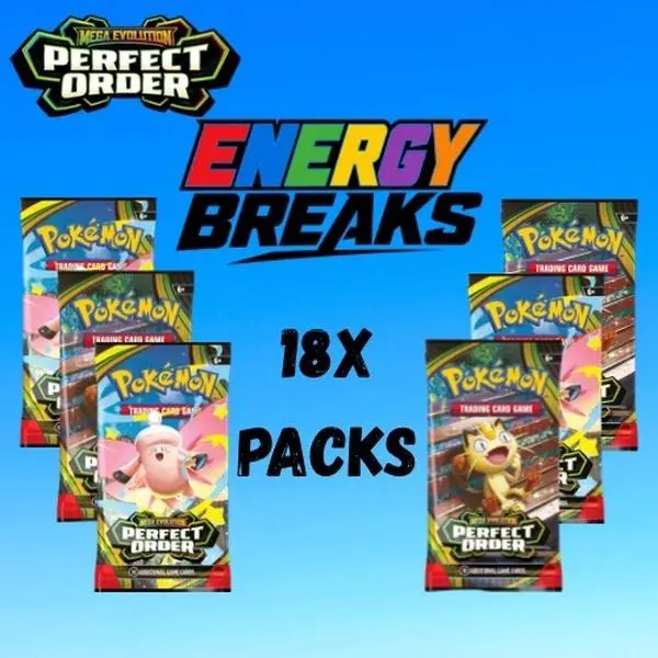 Perfect Order Pokemon Cards (Energy Break) 18x pack break LIVE only.