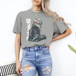 Kimi Antonelli Racing Spirit T-shirt, Comfort Colors, Italian 12 Racing Top, Silver Arrows Formula 1 Gift