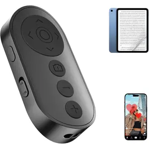 Page Turner for iPad, Wireless Remote Control Short Video Scrolling for Tiktok YouTube, Versatile Phone Camera Shutter for Photo & Video Compatible with iPhone Android