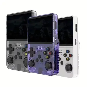 R36S Handheld Retro Gaming Console Handheld Gaming Console, Perfect for Holiday Gaming, Handheld Gaming Console, 3.5-inch Display, 128GB Storage, USB Charging, Large Memory, Great for New Year, Birthday and Valentine's Day Gifts!