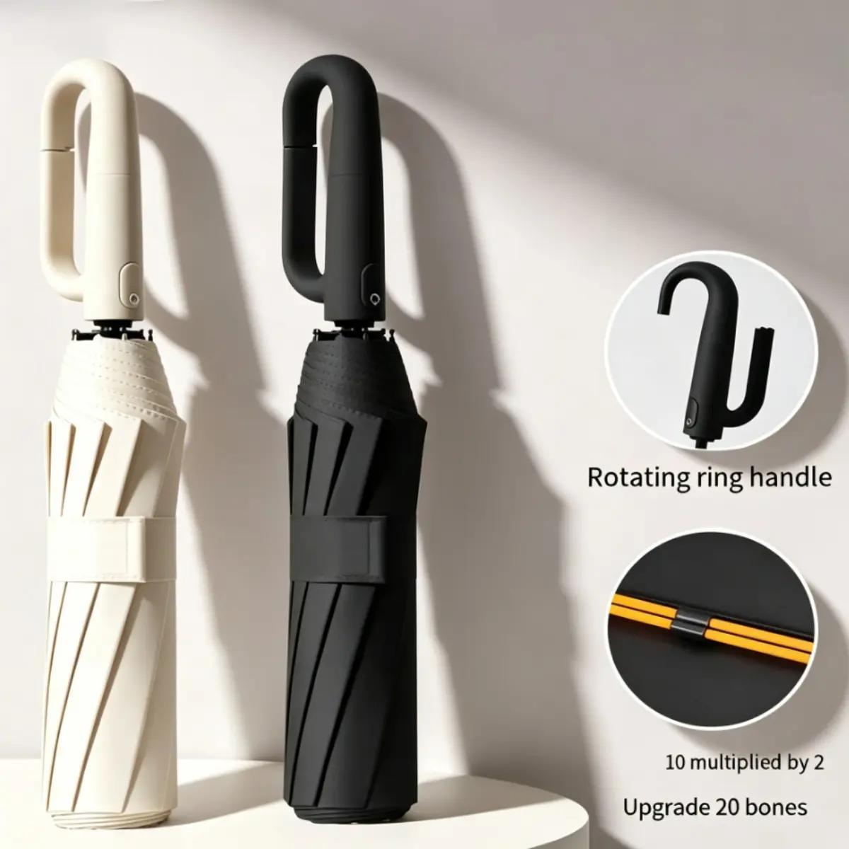 Automatic Open and Close Triple-Fold Auto Umbrella - Windproof, Lightweight, UV Protection, Durable Compact Umbrella for Car Travel, Auto Umbrellas, Automatic Open And Close Umbrellas