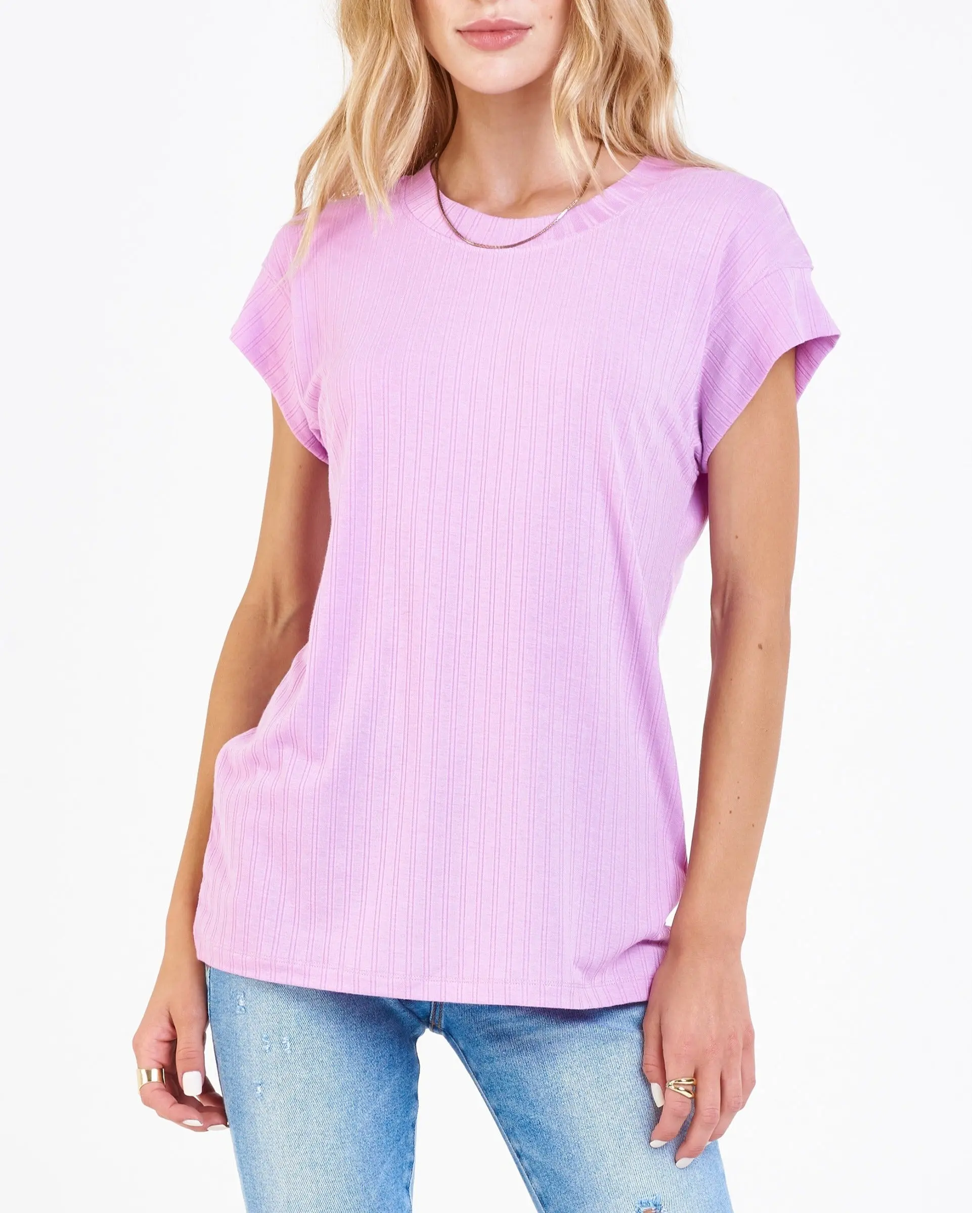 GABBY TEE PINK LAVENDER