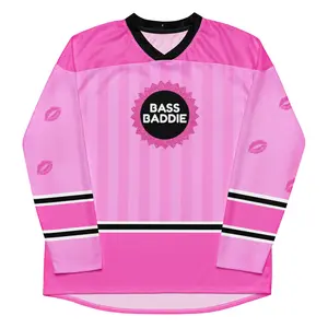 Rave Hockey Jersey EDM Jersey EDM Merch Outfit for Rave Festival Outfit Dubstep Shirt Pink Rave Outfit Halloween Rave Outfit Rave Gift DJ