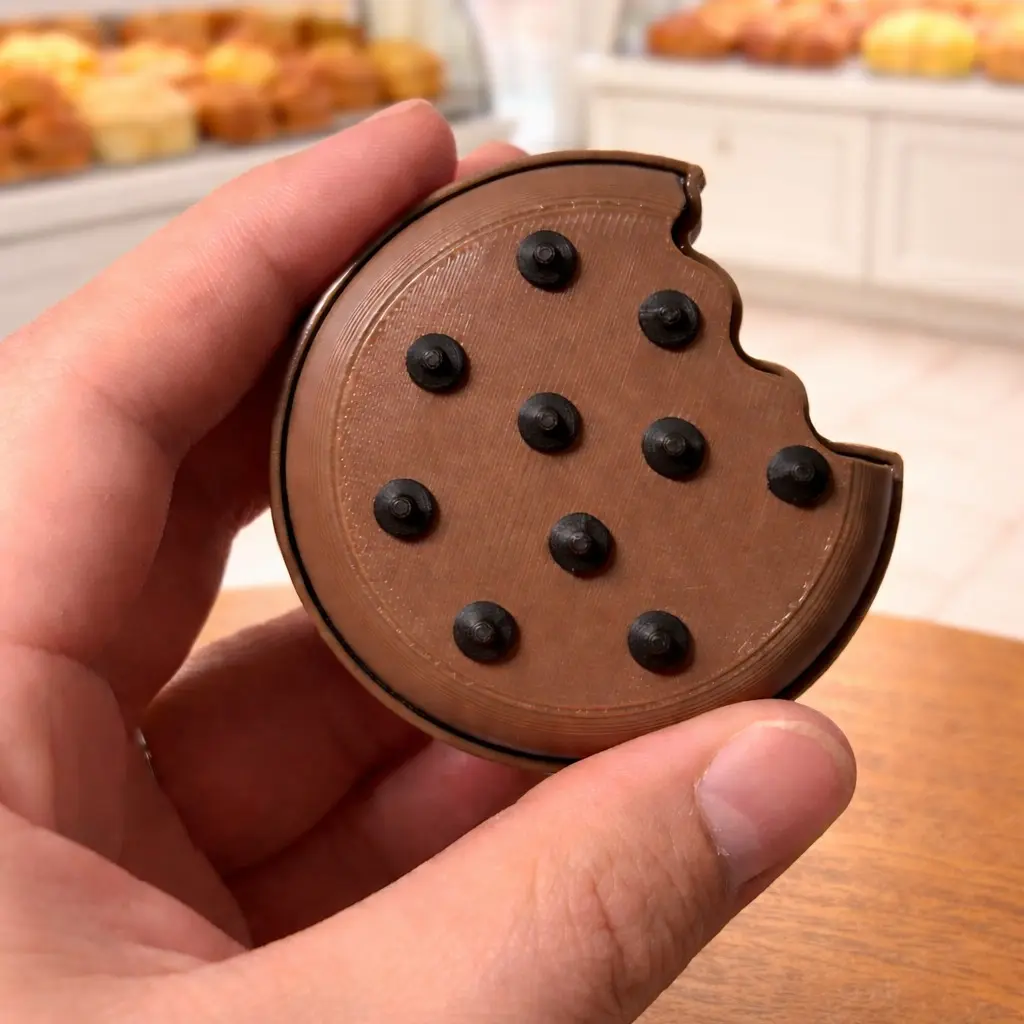 Cookie Fidget Toy | 3D Printed Clicker | ADHD Anxiety Relief Toy