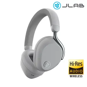 JLab Epic Lux Lab Edition ANC Over-Ear Headphones with 32mm Drivers Adaptive Noise Cancellation Hi-Res Audio Wired & Wireless Wireless Charging Dock Headphone Case