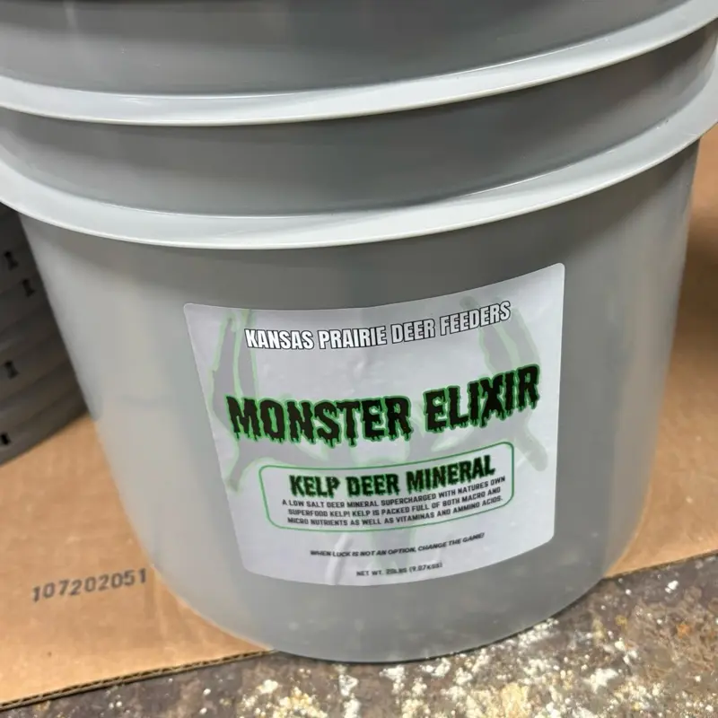 20lb bucket Minster Elixir  deer mineral