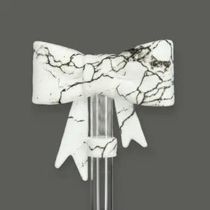 Black & White Marble | Straw Topper 10mm