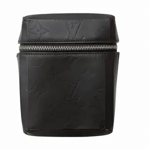 Pre-owned Louis Vuitton Calfskin Small Leather Goods Ray Monogram Glace Waist Pouch