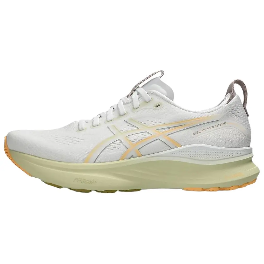 ASICS GEL Kayano 32 White Orange Glow Stylish Cushioned Durable Casual Running Shoes Men's 1011C052-101