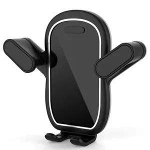 Car Phone Holder Car Cellphone Mount Upgrade Hands-Free Car Dashboard Mount Compatible with iPhone Samsung Android All Phone Models Air Vent Installation Car Phone Stand