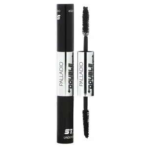 Palladio Double Agent Mascara, Jet Black, 0.19 fl oz (5.5 ml) Each