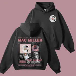Mac Miller Divine Feminine Hoodie – Album Collage Sweatshirt, Vintage Hip Hop Pullover, Unisex Graphic Music Shirt, Rap Streetwear Boyfriend Gift,birthday outfit