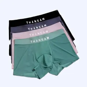 Ice Silk Invisible Men's Underwear, Men's Boxer Briefs Valentines Day Gift Boyfriend, Men's Underwear, Gift For Husband