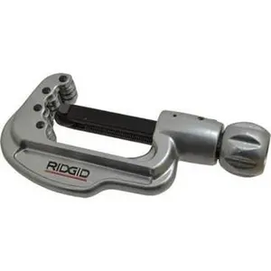 RIDGID Quick-Acting Pipe Cutting Tool (Model 31803), 1/4"-2-5/8" Pipe Capacity, Stainless Steel-Cutting Hand Tool